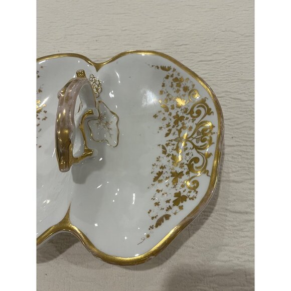 KPM Vintage White Gold Double Handled Bowl - Picture 2 of 5